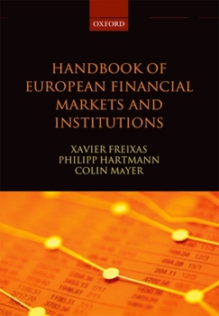 Paperback Handbook of European Financial Markets and Institutions Book