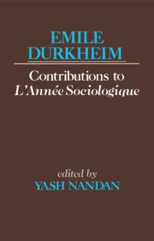 Emile Durkheim, Contributions to L'Annee Sociologique