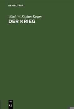 Hardcover Der Krieg [German] Book