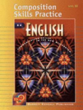 Paperback BK English Composition Handbook: Communication Skills in the New Millennium Level III Book