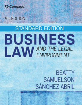 Hardcover Business Law and the Legal Environment - Standard Edition Book