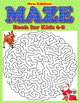 Paperback Maze Book for Kids 6-8: Cool Activity Puzzle Book That's Perfect Maze Books for Children Great for Developing Problem Solving Skills, Critical [Large Print] Book