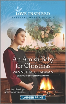 Mass Market Paperback An Amish Baby for Christmas [Large Print] Book