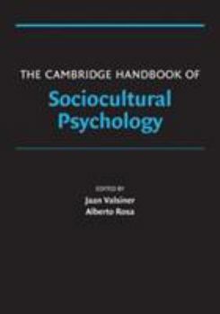 Paperback The Cambridge Handbook of Sociocultural Psychology Book