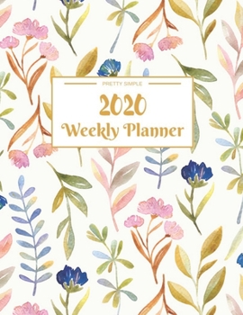 Paperback Weekly Planner 2020: Dated Calendar With To-Do List - 8.5 x 11 inches 120 pages Book