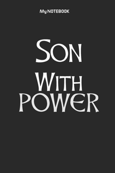 Son With POWER: Ruled Lovely Copy Book, SOFT Cover Girls Kids Elementary School Supplies Student Teacher Daily Creative Writing Journal, 100 Pages
