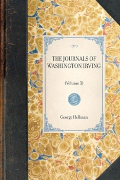 Paperback Journals of Washington Irving(volume 3) Book