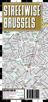 Streetwise Brussels Map - Laminated City Center Street Map of Brussels, Belgium - Folding pocket size travel map with metro map