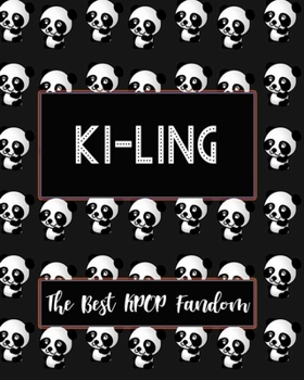 Paperback KI-LING The Best KPOP Fandom: Best KPOP Gift Fans Cute Panda Monthly Planner 8"x10" Book 110 Pages Book