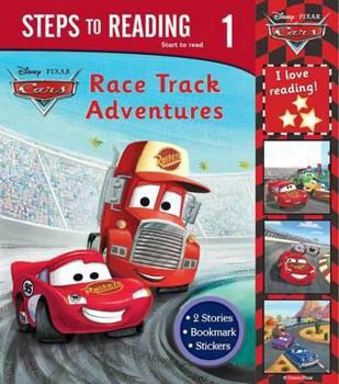 Paperback Disney Reading - Race Track Adventures Book