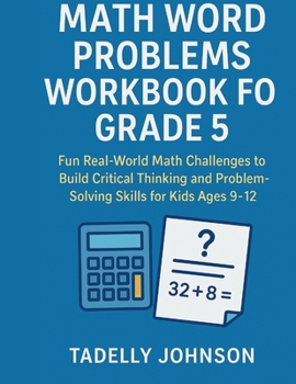 Paperback Math Word Problems Grade 5: Grade 5 Math Word Problems Book