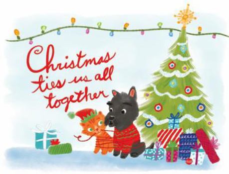Cards Christmas Ties Us All Together Holiday Embellished Notecards Book