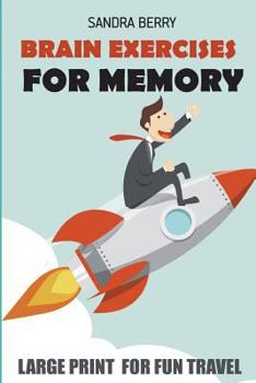 Paperback Brain Exercises For Memory: Eulero Puzzles - Large Print For Fun Travel Book