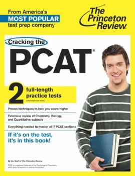Paperback Cracking the PCAT Book