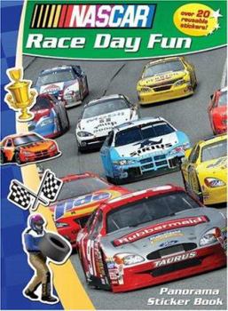 Paperback NASCAR Race Day Fun (NASCAR Panorama Sticker Book) Book