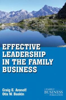 Paperback Effective Leadership in the Family Business Book