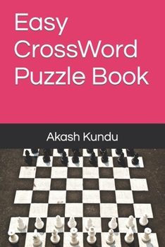 Paperback Easy CrossWord Puzzle Book