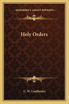 Paperback Holy Orders Book