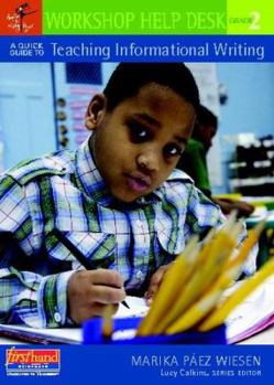 Paperback A Quick Guide to Teaching Informational Writing, Grade 2 Book