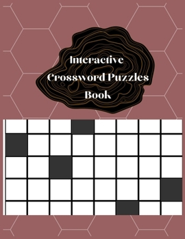 Paperback Interactive Crossword Puzzles Books: Easy Crossword Puzzles with Answers [Large Print] Book