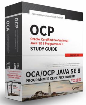 Paperback OCA/OCP Java SE 8 Programmer Certification Kit: Exam 1Z0-808 and Exam 1Z0-809 Book