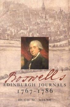 Paperback Boswell's Edinburgh Journals, 1767-1786 Book