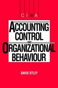 Paperback Accounting Control and Organisational Behaviour Book