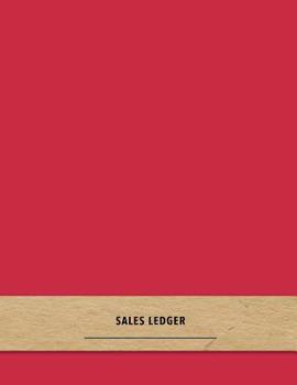 Sales Ledger: Red online resales and profit tracking log book - For arbitrage resellers and website owners looking to grow and track sales