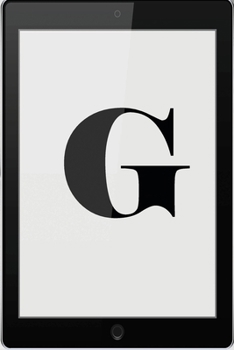 G: Personalized College Ruled Pages Notebook Journal Modern Black Tablet Tech Theme Bjournal Notepad Initial Monogram Letter G- Many Usage Handy Travel Size For Men Teens Boys