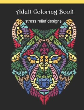 Paperback Adult Coloring Book: Stress Relief Designs Book
