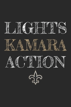 Paperback Lights Kamara Action: Lights Kamara Action Funny Football New Orleans Journal/Notebook Blank Lined Ruled 6x9 100 Pages Book