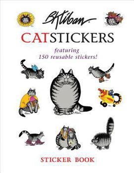 Paperback B. Kliban Cat Stickers Sticker Book