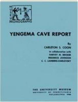 Paperback Yengema Cave Report (University Museum Monographs, No 31) Book