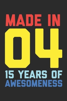 15th Birthday: Blank Lined Journal, Happy 15th Birthday 15 Year Old Gift For Boys And Girls