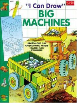Paperback I Can Draw Big Machines Book
