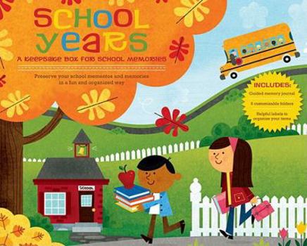 Product Bundle School Years: A Keepsake Box for School Memories [With Labels and Guided Memory Journal and 6 Customizable Folders] Book