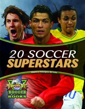 Library Binding 20 Soccer Superstars Book