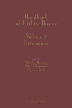 Paperback Handbook of Utility Theory: Volume 2 Extensions Book