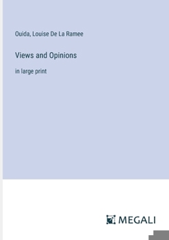 Paperback Views and Opinions: in large print Book