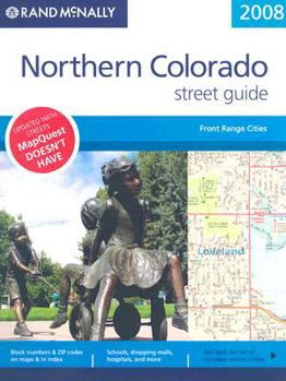 Paperback Rand McNally 2008 Northern Colorado Street Guide Book