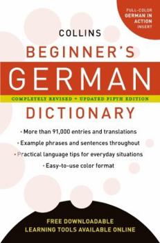 Paperback Collins Beginner's German Dictionary, 5th Edition Book