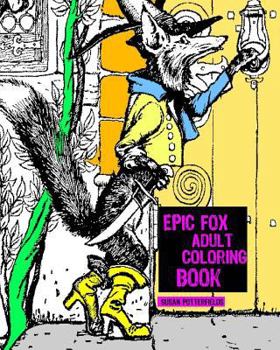 Paperback Epic Fox Adult Coloring Book