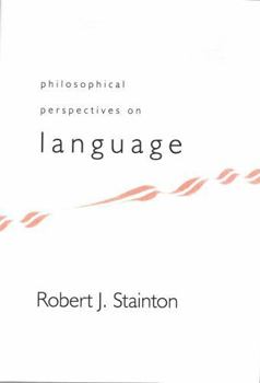 Paperback Philosophical Perspectives on Language Book