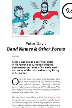 Paperback Band Names & Other Poems Book