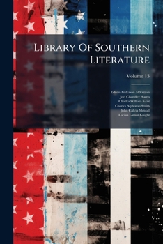 Paperback Library Of Southern Literature; Volume 13 Book