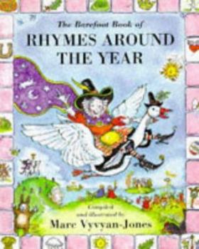 Hardcover The Barefoot Book of Rhymes Around the Year Book