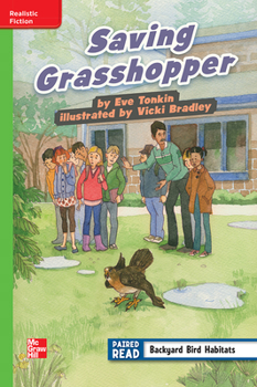 Spiral-bound Reading Wonders Leveled Reader Saving Grasshopper: Beyond Unit 1 Week 2 Grade 4 Book