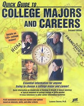 Paperback Quick Guide to College Majors and Careers Book