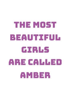 Paperback Amber Girl Woman Notebook: Graph Paper Journal 6x9 - 120 Pages Book