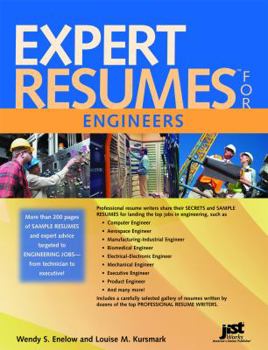 Paperback Expert Resumes for Engineers Book